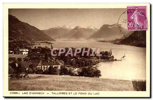 Lac d&#39Annecy Cartes postales Talloires et le fond du lac