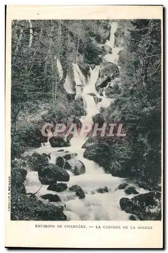 Environs de Chambery Ansichtskarte AK La cascade de la Meraz