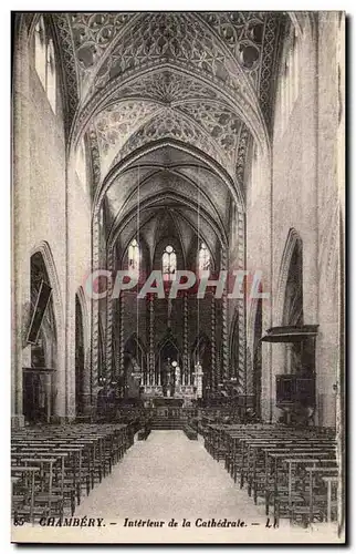 Chambery Ansichtskarte AK Interieur de la cathedrale