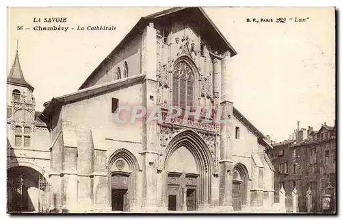 Chambery Cartes postales La cathedrale