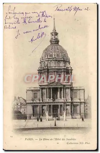 Ansichtskarte AK Paris Le dome de l&#39hotel des Invalides