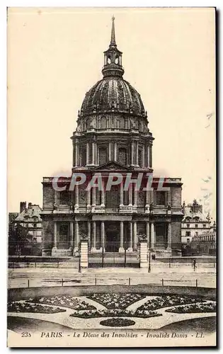 Ansichtskarte AK Paris Le dome des Invalides