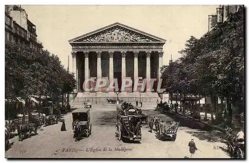 Cartes postales Paris Eglise de la Madeleine