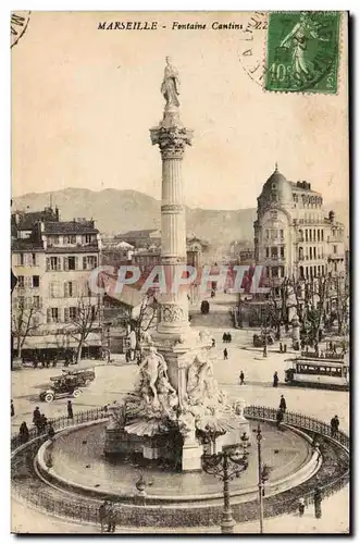 Cartes postales Marseille Fontaine Cantini