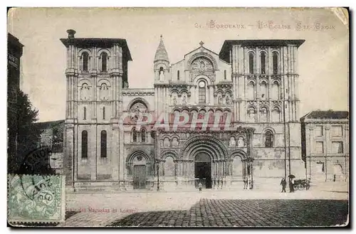 Cartes postales Bordeaux Eglise Ste Croix