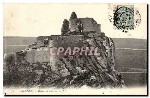 Valence Cartes postales Ruines de Crussol
