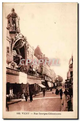 Vichy Cartes postales Rue Georges Clemenceau