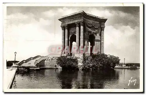 Montpellier Cartes postales Jardin du Peyrou Le chateau d&#39eau