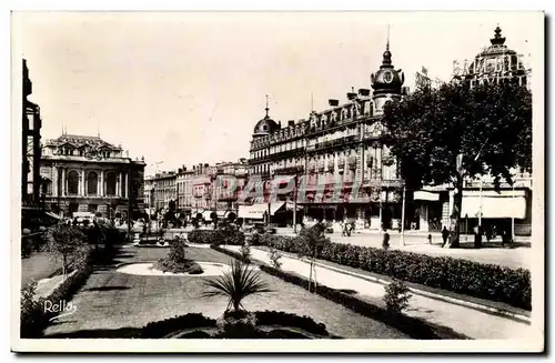 Montpellier Cartes postales La place de la Comedie