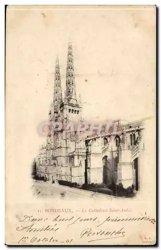 Bordeaux Cartes postales La cathedrale Saint Andre