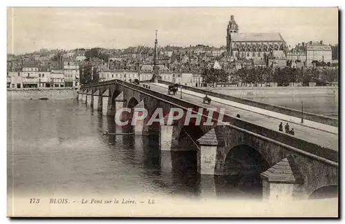 Blois Ansichtskarte AK Le pont sur la Loire