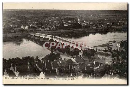 Blois Ansichtskarte AK Vue generale vers la Loire