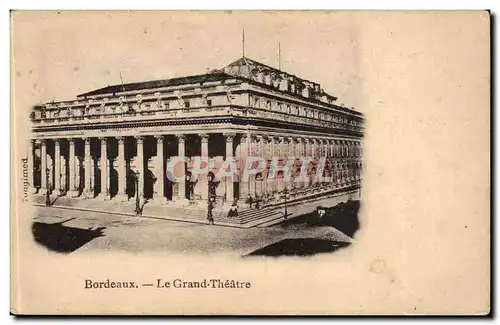 Bordeaux Cartes postales Le grand theatre