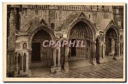 Chartres Cartes postales Le portail nord