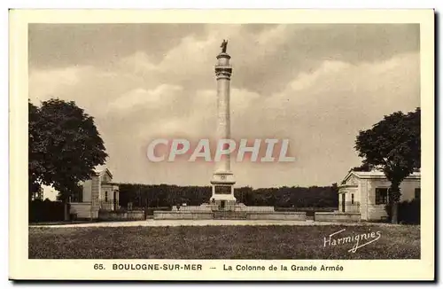 Boulogne sur mer Cartes postales La colonne de la Grande Armee