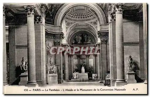 Paris Ansichtskarte AK Le Pantheon L&#39abside et le monument de la Convention Nationale