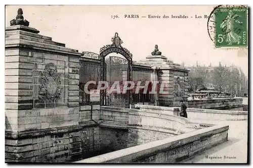 Paris Ansichtskarte AK Entree des Invalides Les remparts