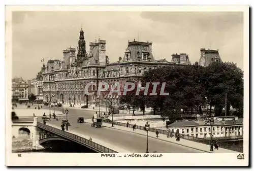 Paris Cartes postales Hotel de ville