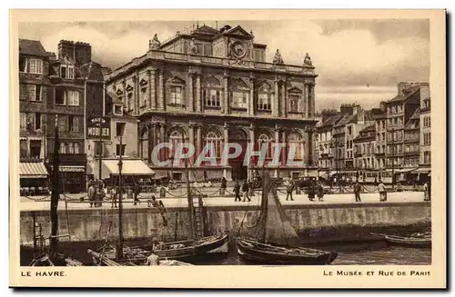 Le Havre Cartes postales Le musee et rue de Paris