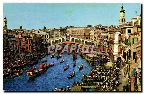 italie Italia Venezia Venise Cartes postales Rialto Regate historique