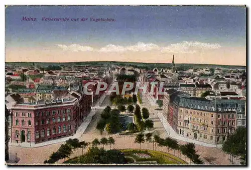 Allemagne Mainz Cartes postales Kaiserstrasse aus der Volgelschau