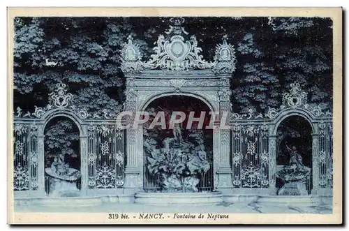 Nancy Cartes postales Fontaine de Neptune