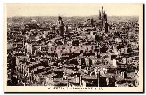 Bordeaux Ansichtskarte AK Panorama de la ville