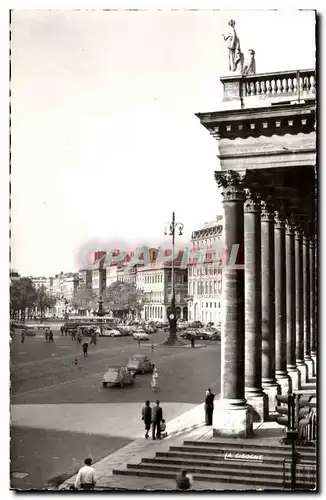 Bordeaux Cartes postales le grand theatre et les allees de Tourny