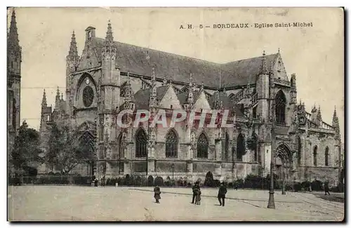 Bordeaux Cartes postales Eglise Saint Michel