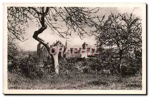 Ansichtskarte AK Abbaye St Pierre de Solesmes Sarthe Vue des collines a l&#39ouest