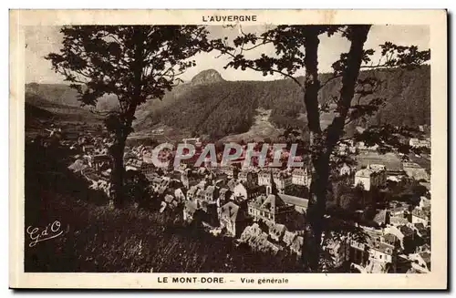 Auvergne Cartes postales Mont Dore Vue generale