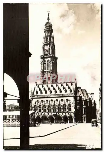 Arras Ansichtskarte AK Hotel de ville et son beffroi vus de la petite place