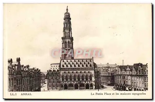 Arras Cartes postales La petite place et les maisons espagnoles