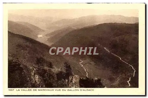Cartes postales La vallee de MAssevaux vue du ballon d'Alsace