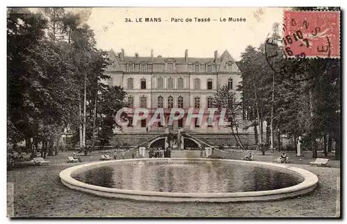 Le Mans Ansichtskarte AK Parc de TEsse le musee