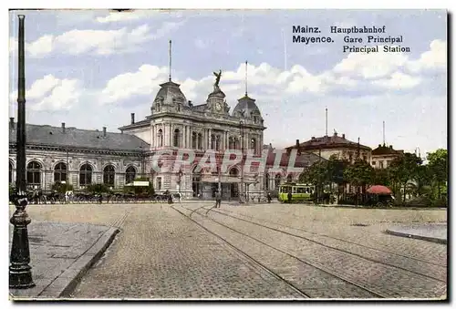 Allemagne Mainz Cartes postales Hauptbahnhof Gare principal