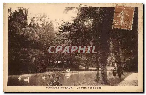 Pougues les Eaux Cartes postales Le pac vu du lac