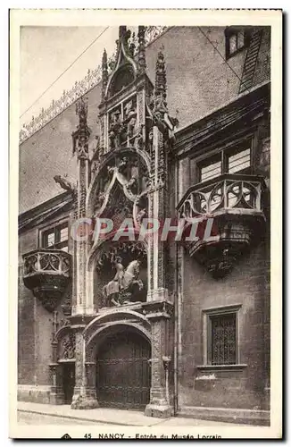 Nancy Ansichtskarte AK Entree du Musee lorrain