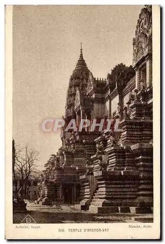 Indochine Temple d&#39Angkor Vat (adresse Jacues Marfan Fonds de commerce 120 rue reaumur Paris)