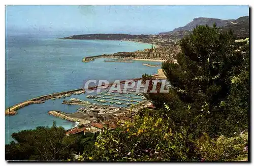 Menton Cartes postales Le port de Garavan La ville et le CAp martin