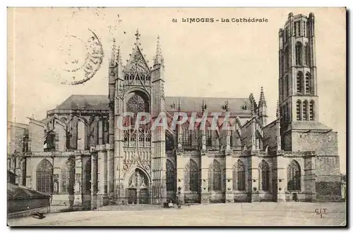 Limoges Cartes postales La cathedrale