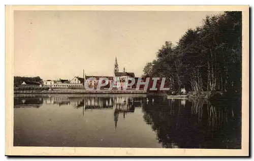 Abbaye de la Grande Trappe Cartes postales L'etang de Rance Matin de printemps