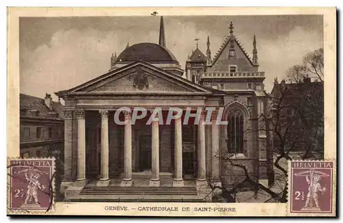 Suisse Cartes postales Cathedrale de Saint Pierre