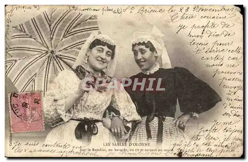 Cartes postales Les SAbles D&#39olonne Folklore Femmes