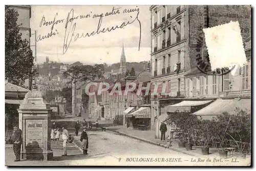 Boulogne sur Mer Cartes postales La rue du port