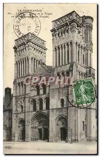 Caen Ansichtskarte AK Eglise de la Trinite ou abside aux Dames (facade)