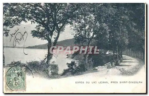 Cartes postales Bords du lac leman pres St Gingolph