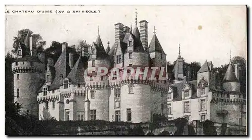 Cartes postales Le chateau d&#39Usse (15 et 16eme)