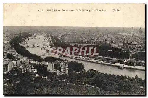 Paris Cartes postales Panorama de la seine (rive gauche)