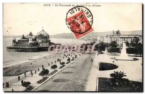 Nice Cartes postales La promenade des anglais a vue d&#39oiseau